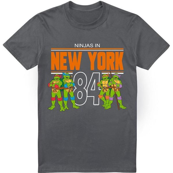 Teenage Mutant Ninja Turtles - Maglietta "Tmnt Nyc"" Da Uomo TV6705 (S) (Charcoal)"-image
