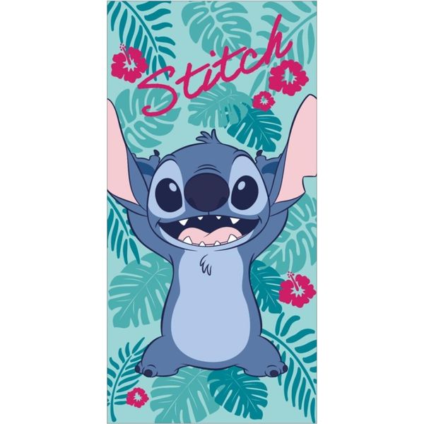 Telo Da Bagno Disney Lilo E Stitch, Telo Mare 70X140Cm (Asciugatura Rapida)-image