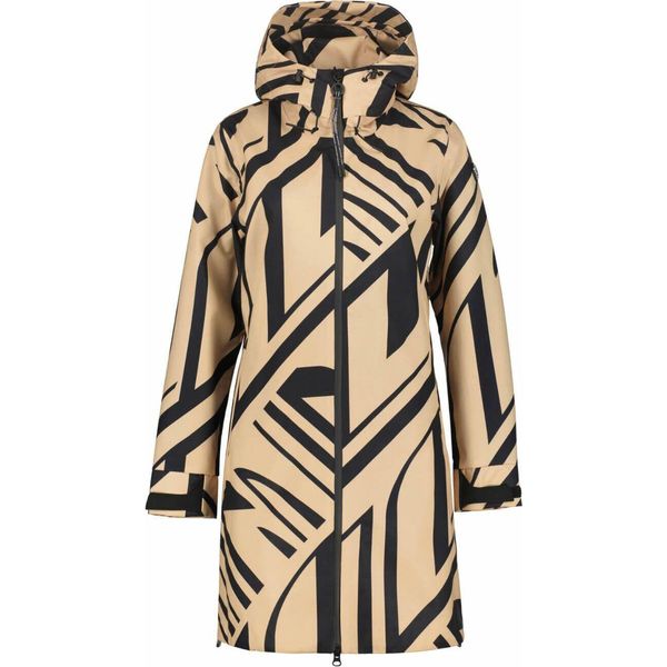 Cappotto Luhta Ailio Donna Beige Nero Taglia 38-image