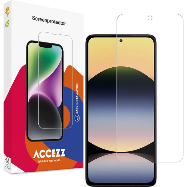 Xiaomi Redmi Note 14 Pellicola Protettiva: Accezz Gehard Glas Screenprotector - Trasparente-image