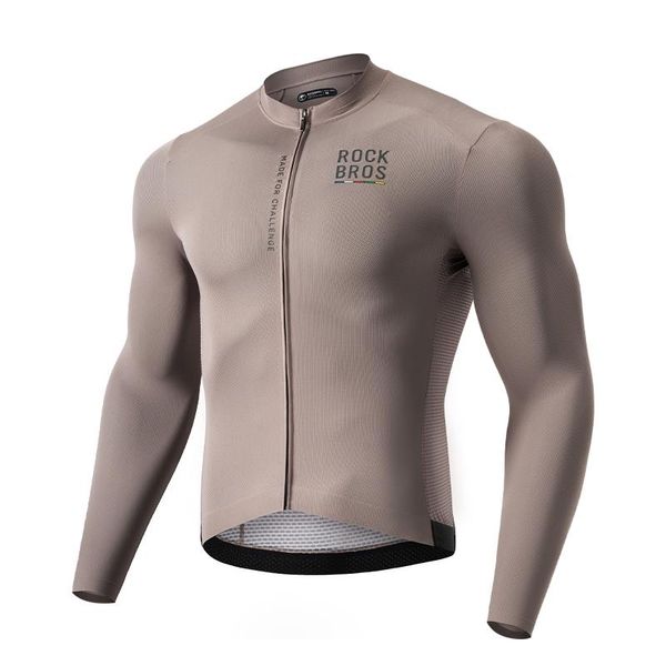 Rockbros Road-To-Sky Maglia Ciclismo Manica Lunga Mtb/Bici Da Strada Eu Taglie Colori Terra 4XL-image