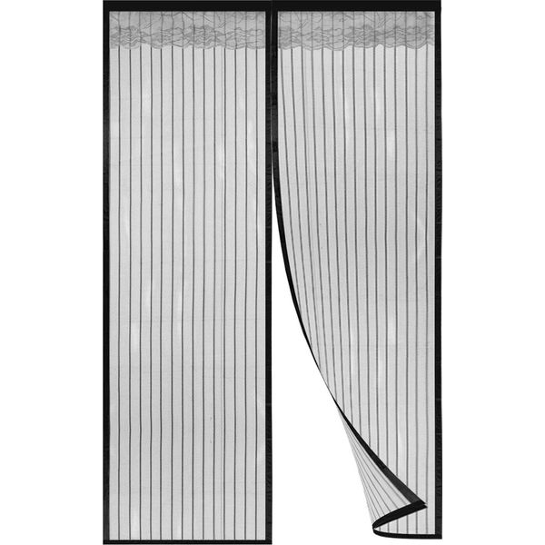 Tolletour Zanzariera Magnetica Porta 120 X 240 Cm Zanzariera Porta Balcone Tenda Zanzariera Tenda Magnetica Montaggio Adesivo Senza Forare-image