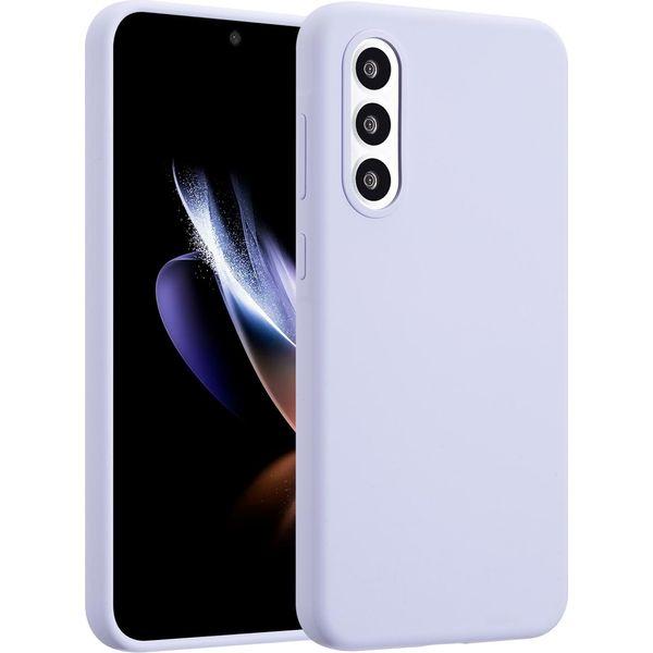 Samsung Galaxy A36/Samsung Galaxy A56 Cover - Silicone - Custodia Morbida Accezz/Copertura Posteriore - Viola-image