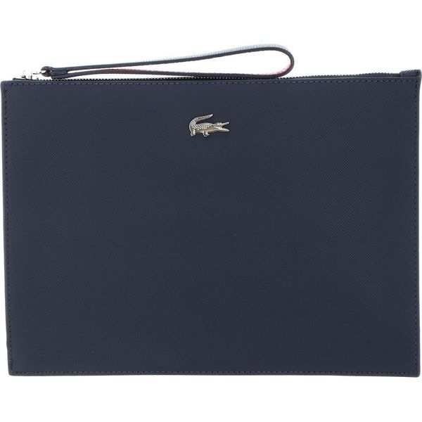 Lacoste Pochette Borsa Da Sera Anna Clutch Marine 166 Rouge Blu-image