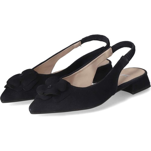 Kaerlek Ballerine Da Donna In Pelle Scamosciata Blu Scuro Taglia: 40-image