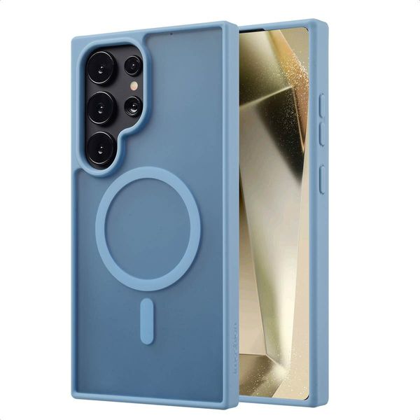 Custodia Samsung Galaxy S24 Ultra - Plastica - Custodia Rigida/Cover Imoshion - Blu Chiaro-image