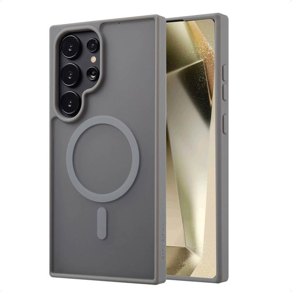 Samsung Galaxy S24 Ultra Cover - Plastica - Custodia Rigida/Copertina Posteriore Imoshion - Grigio-image