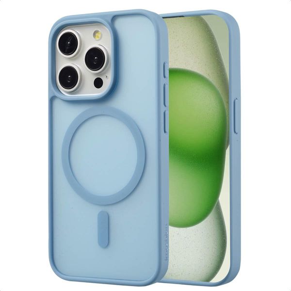 Custodia Per Iphone 15 Pro - Plastica - Custodia Rigida/Cover Imoshion - Azzurro-image