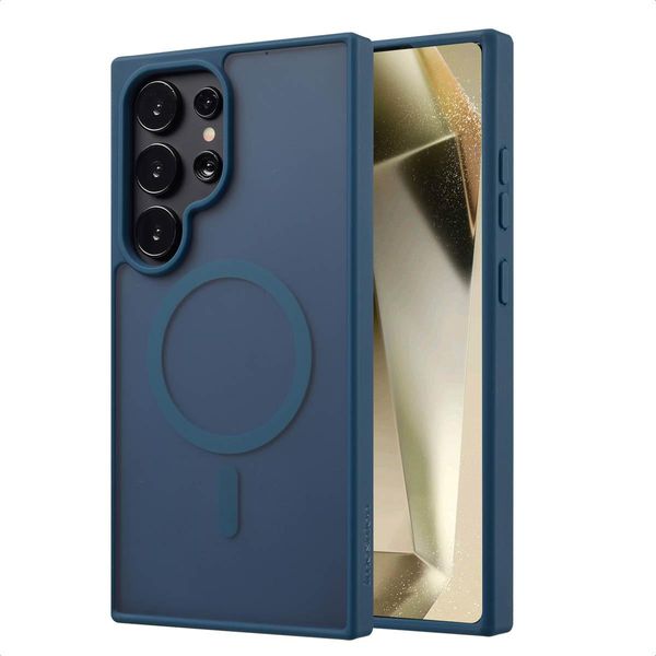 Custodia Samsung Galaxy S24 Ultra - Plastica - Custodia Rigida/Cover Imoshion - Blu Scuro-image