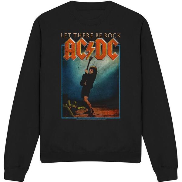 Ac/Dc - Felpa "Let There Be Rock"" Per Uomo/Donna Unisex TV11144 (Xxl) (Nero)"-image