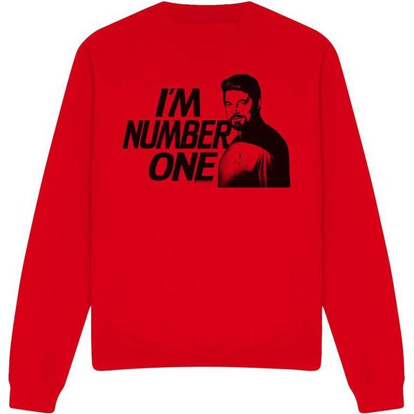 Star Trek - Felpa "I'm Number One"" Per Uomo/Donna Unisex TV11401 (L) (Rosso)"-image