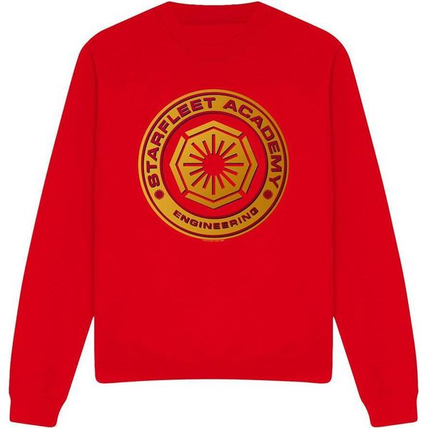 Star Trek - Felpa "Engineering"" Per Uomo/Donna Unisex TV12346 (Xl) (Rosso)"-image