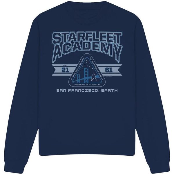 Star Trek - Felpa "Accademia Della Flotta Stellare Terra"" Per Bambini/Donne Unisex TV12360 (L) (Marineblau)"-image