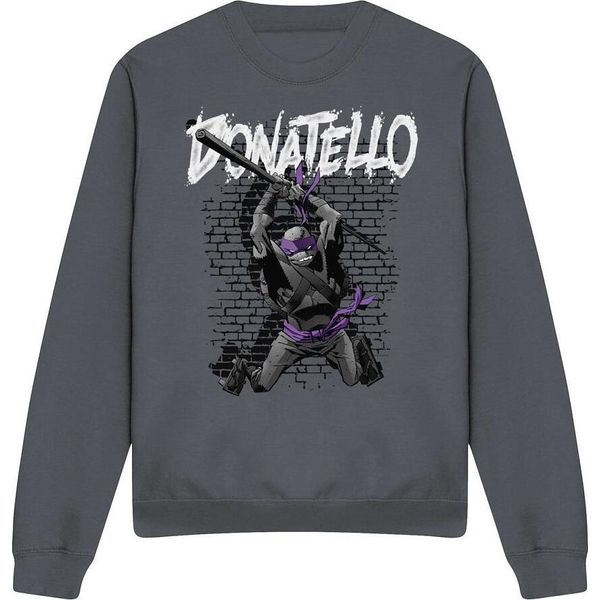 Teenage Mutant Ninja Turtles - Felpa Uomo/Donna Unisex TV12741 (L) (Charcoal)-image