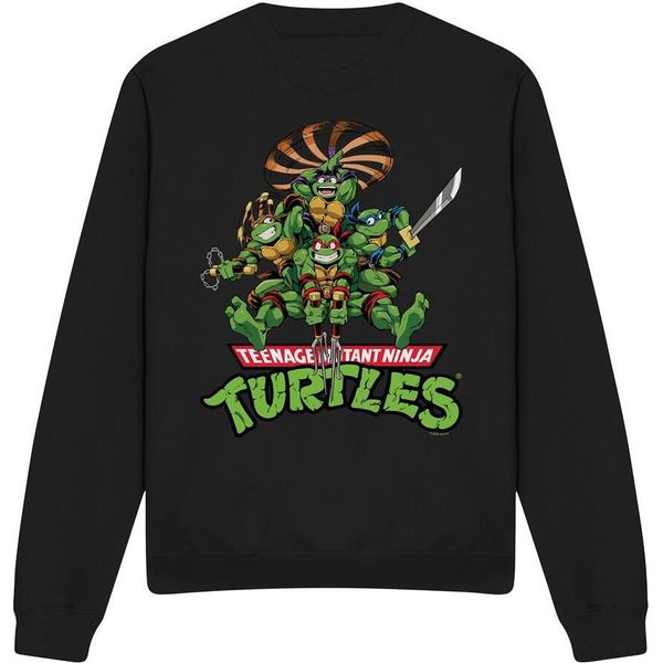 Felpa Teenage Mutant Ninja Turtles Uomo/Donna Unisex TV12835 (Xl) (Nero)-image