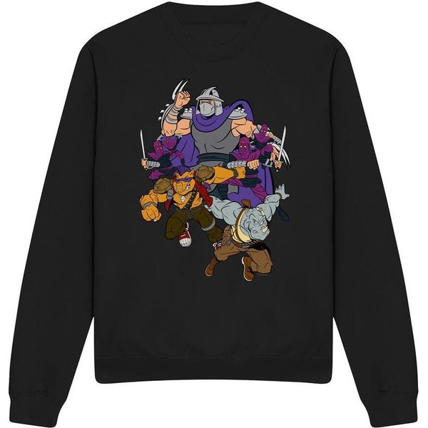 Teenage Mutant Ninja Turtles - Felpa "Shredder E Il Clan Del Piede"" Per Bambini/Ragazzi Unisex TV12843 (S) (Schwarz)"-image