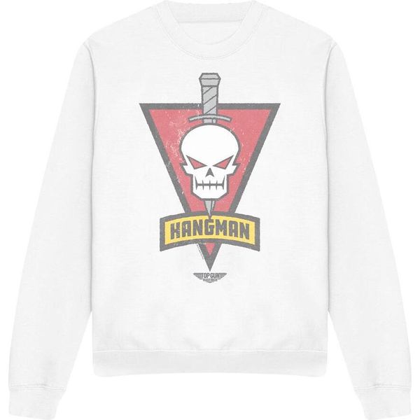 Top Gun: Maverick - Felpa "Hangman Call Sign"" Per Uomo/Donna Unisex TV13144 (L) (Bianco)"-image