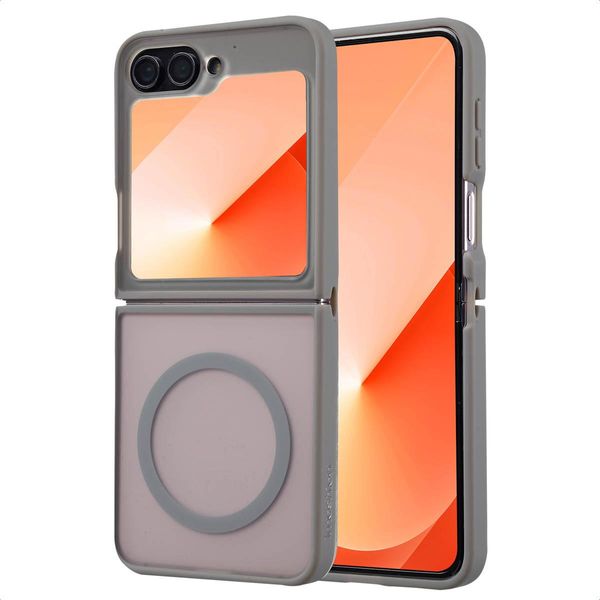 Samsung Galaxy Z Flip 6 Case - Plastica - Imoshion Custodia Rigida/Copertura Posteriore - Grigio-image