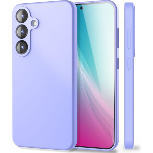 Nalia Phoenix Per Samsung Galaxy S25 Plus - Custodia In Silicone Liquido - Lavanda-image