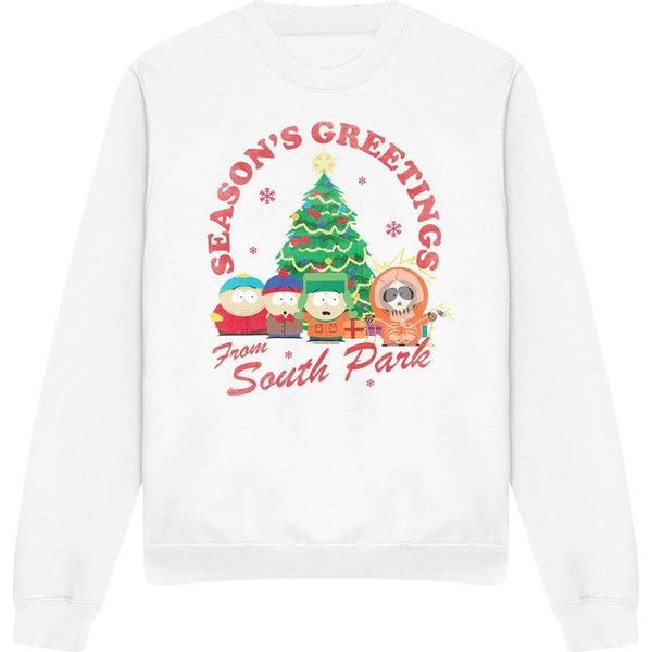South Park - Felpa Per Uomo/Donna Unisex - Design Natalizio TV13261 (M) (Bianco)-image