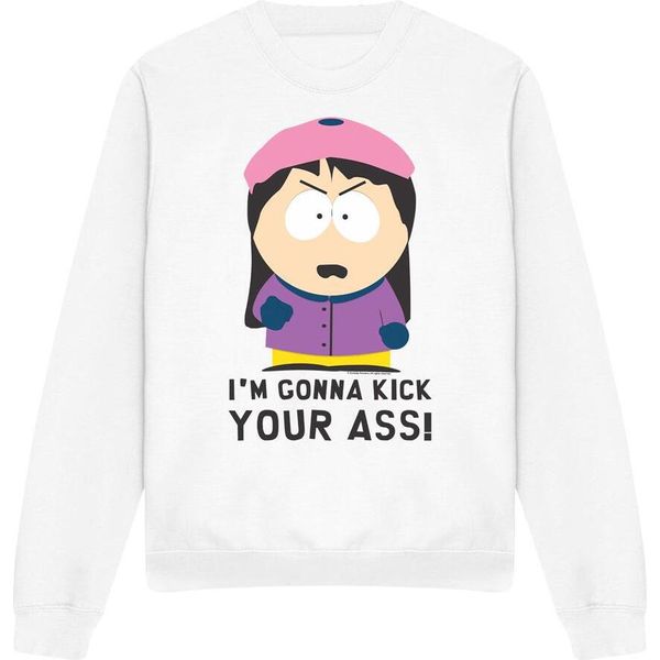 South Park - Felpa "I'm Gonna Kick Your Ass"" Per Bambini E Ragazzi Unisex TV13281 (Xxl) (Weiß)"-image