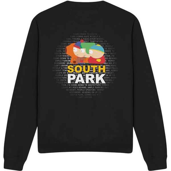 South Park - Felpa "Lyrics"" Per Bambini/Ragazzi Unisex TV13280 (M) (Schwarz)"-image