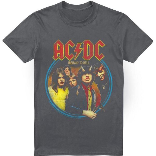 Maglietta Ac/Dc - "Highway To Hell"" Da Uomo TV13300 (3XL) (Charcoal)"-image