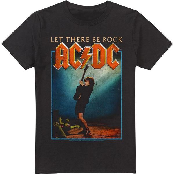 Ac/Dc - Maglietta "Let There Be Rock"" Da Uomo TV13308 (Xl) (Nero)"-image