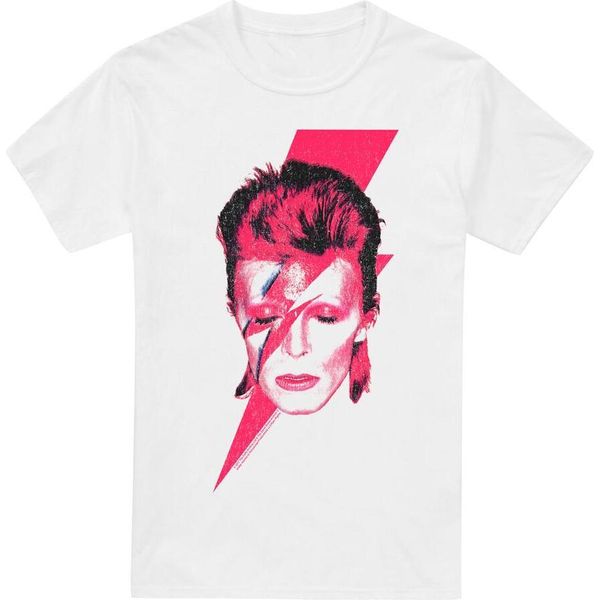 David Bowie - Maglietta "Aladdin Sane"" Da Uomo TV13379 (Xxl) (Bianco)"-image
