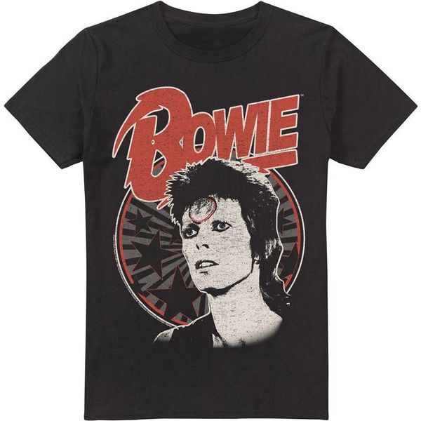David Bowie - Maglietta "Space Oddity"" Da Uomo TV13380 (4XL) (Nero)"-image