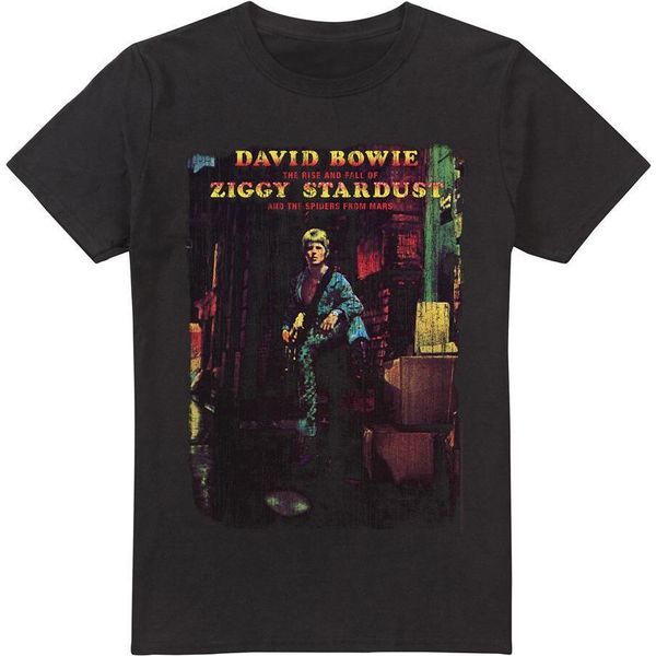 David Bowie - Maglietta "Ziggy Stardust Album"" Da Uomo TV13387 (3XL) (Nero)"-image