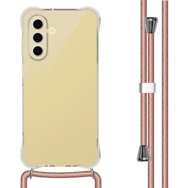 Imoshion Custodia Protettiva Samsung Galaxy A26 Con Banda Posteriore Con Catena Custodia Del Telefono Cellulare Per Samsung Galaxy A26 - Rosegold-image