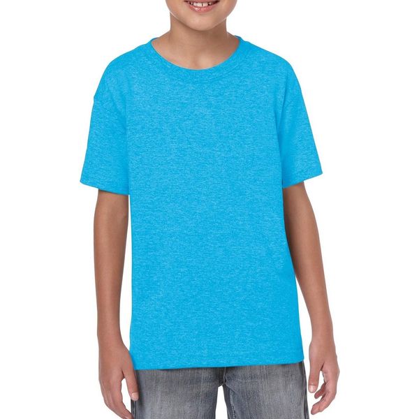 Gildan - Maglietta "Softstyle"" Per Bambini RW10319 (128) (Blu Zaffiro)"-image