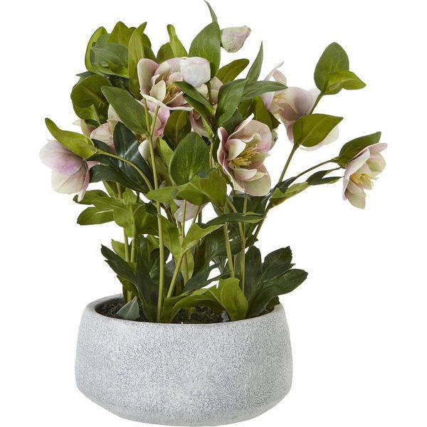 Hill Interiors - Pianta Artificiale In Vaso HI5076 (Taglia Unica) (Rosa)-image