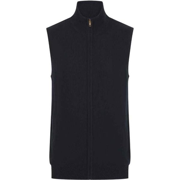Henbury - Gilet Con Zip Da Uomo Senza Maniche PC7726 (Xl) (Blu Navy)-image