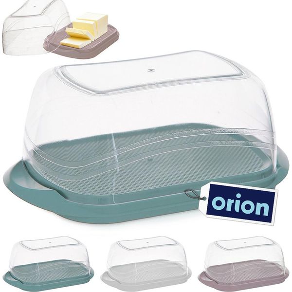 Piatto Per Burro Orion Contenitore Per Burro Piatto Per Burro In Plastica Trasparente-image