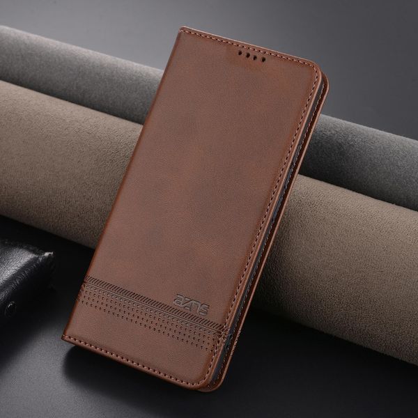 Custodia In Pelle Per Xiaomi Redmi Note 13 Pro 5G, Custodia Pieghevole A Portafoglio Con Chiusura Magnetica E Supporto Caffè-image