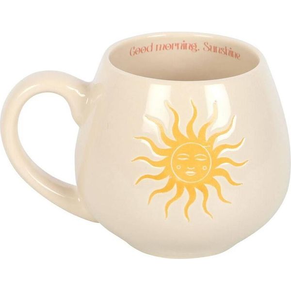 Something Different - Tazza Arrotondata "Good Morning"", Giallo SD6871 (Taglia Unica) (Bianco/Giallo)"-image