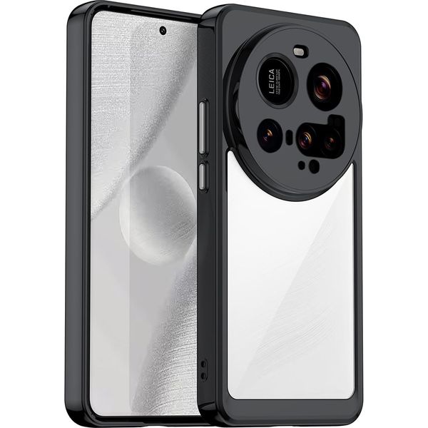 Custodia Per Xiaomi 15 Ultra Trasparente, Antiurto Tpu Silicone Custodia Protettiva Nero-image