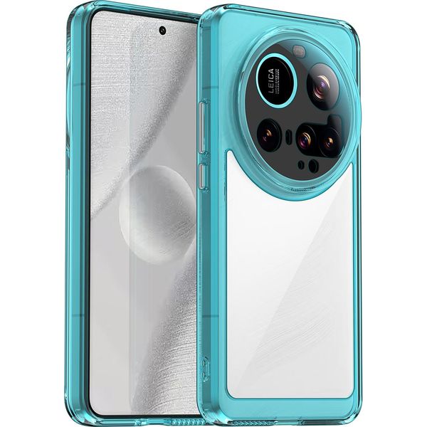 Custodia Per Xiaomi 15 Ultra Trasparente, Antiurto Tpu Silicone Custodia Protettiva Blu Cielo-image