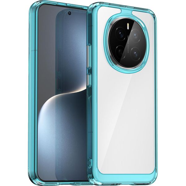 Custodia Per Honor Magic7 Trasparente, Protettiva In Silicone Tpu Antiurto Blu Cielo-image