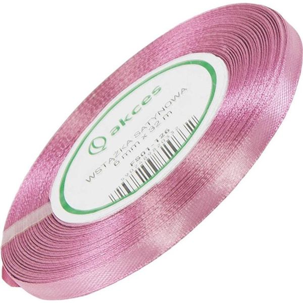 Nastro Di Raso 6 Mm/32M Schleifenband Nastro Regalo Nastro Decorativo - Rosa Sporco-image