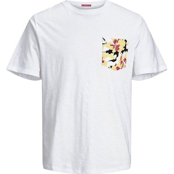 Jack & Jones Aruba Abstract Aop Pocket T-Shirt A Maniche Corte Bianco L Uomo Bianco L-image