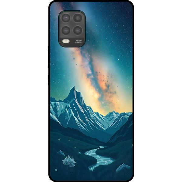 Smartphonica Custodia Per Telefono Adatta A Xiaomi Mi 10 Lite Con Impronta Di Cielo Stellato - Custodia Backcover In Tpu Con Design Spaziale E A Forma Di Via Lattea-image
