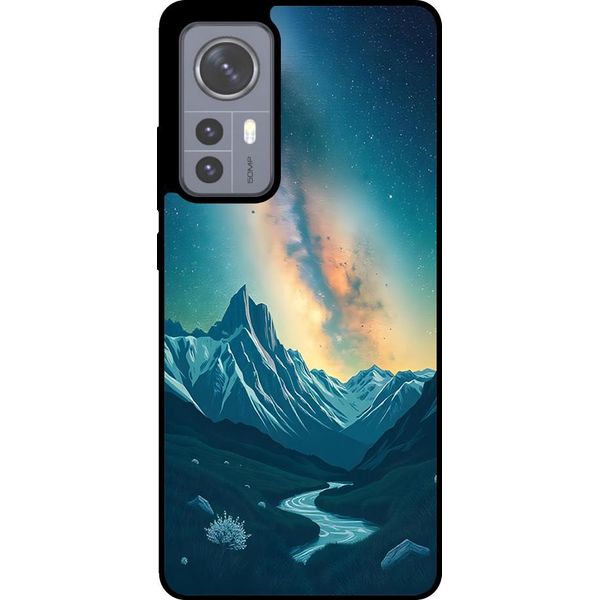 Smartphonica Custodia Per Telefono Adatta A Xiaomi 12 Con Impronta Di Cielo Stellato - Custodia Backcover In Tpu Con Design Spaziale E A Forma Di Via Lattea-image