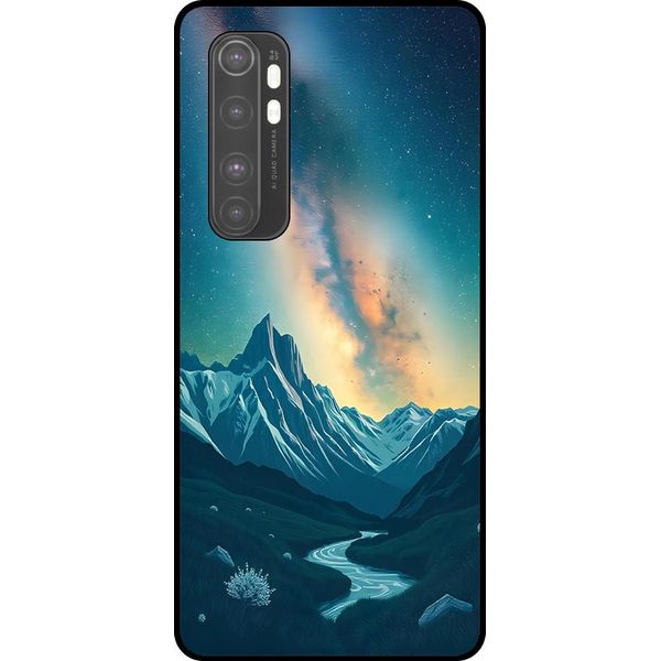 Smartphonica Custodia Per Telefono Adatta A Xiaomi Mi Note 10 Lite Con Impronta Di Cielo Stellato - Custodia Backcover In Tpu Con Design Spaziale E A Forma Di Via Lattea-image