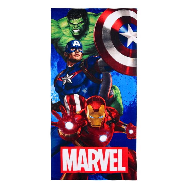 Asciugamano Da Bagno Avengers Asciugamano Da Spiaggia Ragazzi Asciugamano Bambini Marvel Iron Man Capitan America Hulk-image
