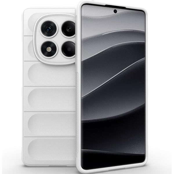 Custodia Per Xiaomi Redmi Note 14 Pro 4G Custodia Protettiva In Silicone Tpu Morbido Antiurto Bianco-image