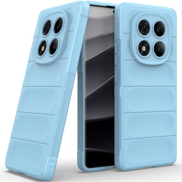 Custodia Per Xiaomi Redmi Note 14 Pro 4G Custodia Protettiva In Silicone Tpu Morbido Antiurto Blu-image