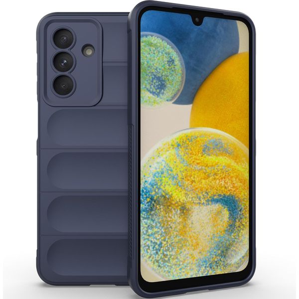 Custodia Per Samsung Galaxy A26 Custodia Protettiva In Silicone Tpu Morbido Antiurto Blu Scuro-image